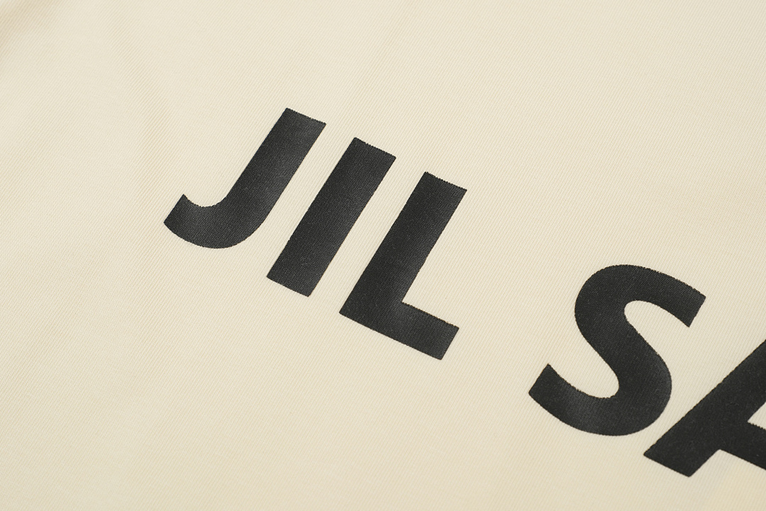 Unbranded 108 JIL SANDER Label Print Logo Short Sleeve T Black White Cream Apricot S-XL J9888# - Image 38