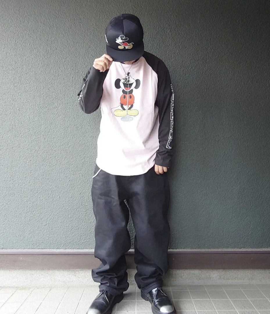 Supreme 218 Cream Long Sleeve NUMBER INE MICKEY RAGLAN L/S (N) - Image 44