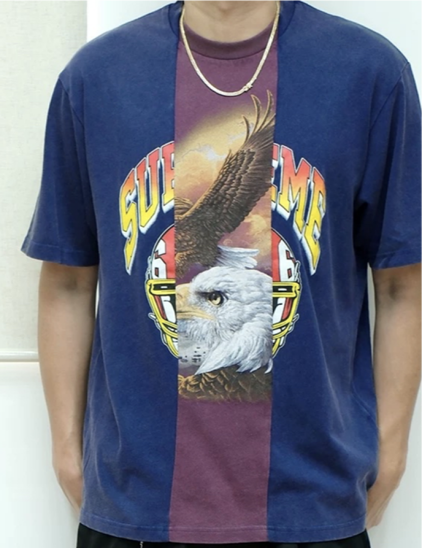 Supreme 258 X MM6 SPLIT GRAPHIC TOP Classic T - Image 46