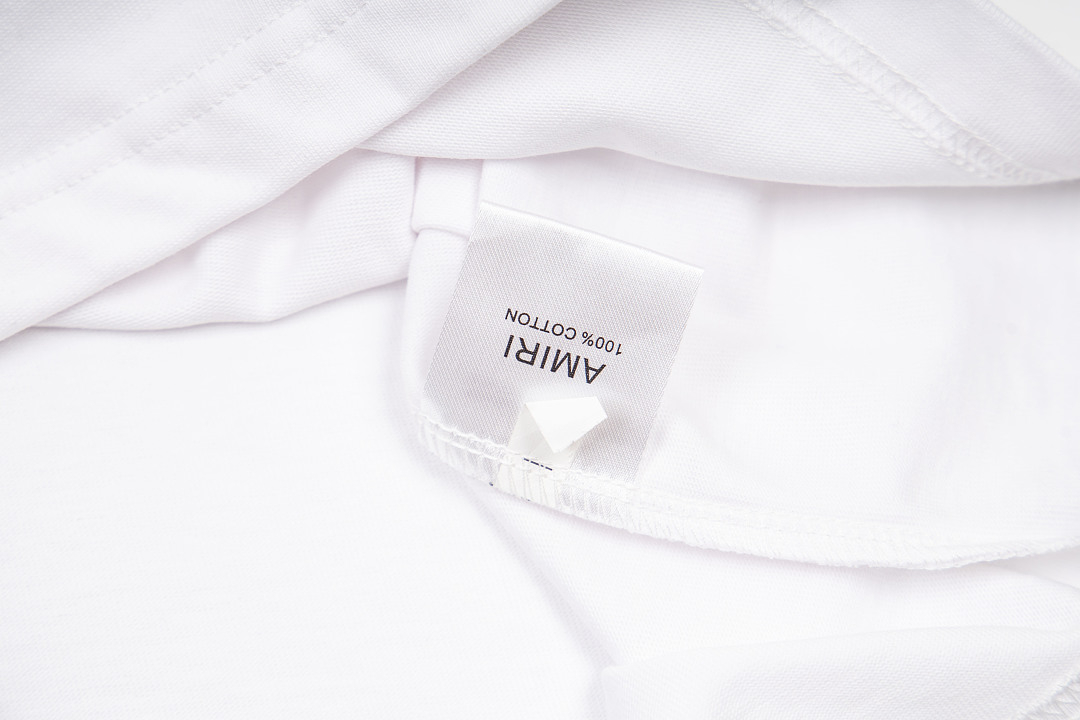 AMIRI 118 Wide Version Model Short Sleeve T Black White S M L XL 9947# - Image 25