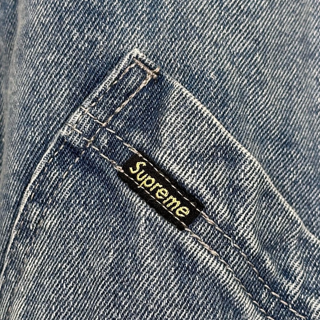 Supreme 598 24Fw Faux Shearling Lined Bomber Jacket Velvet Black White Water Blue S-XL - Image 61