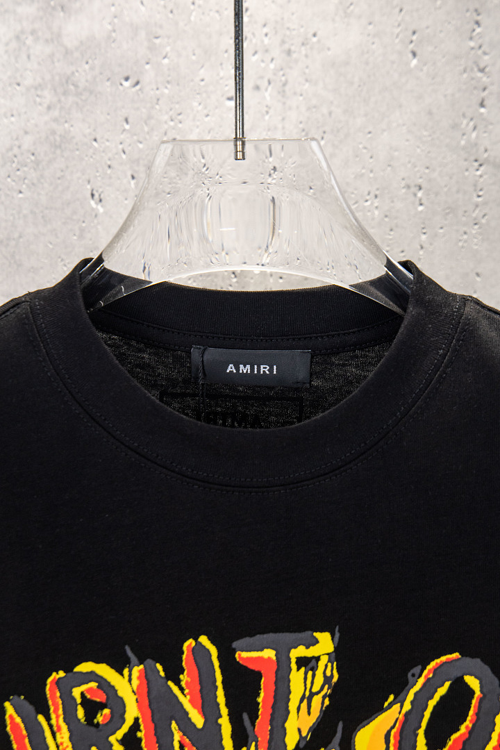 AMIRI 148 Wide Version Model Long Sleeve T Black White S M L XL 604# - Image 41