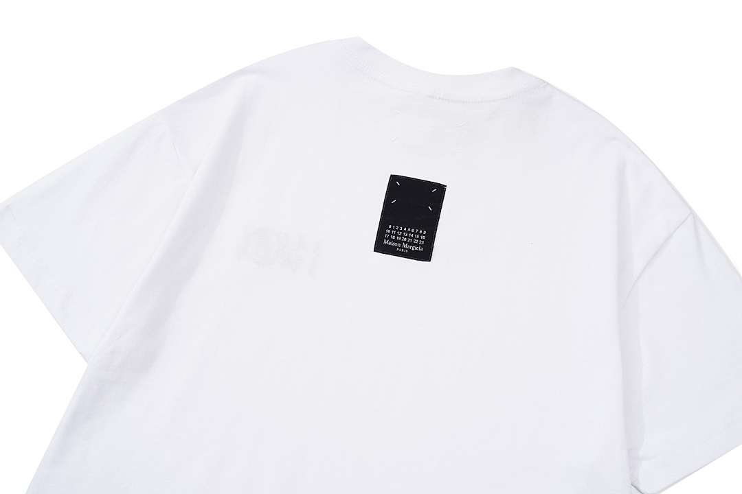 On Running 118 MM6 Maison Margiela Embroidered LOGO Label Short Sleeve T Black White 46 48 50 52 3950# - Image 22