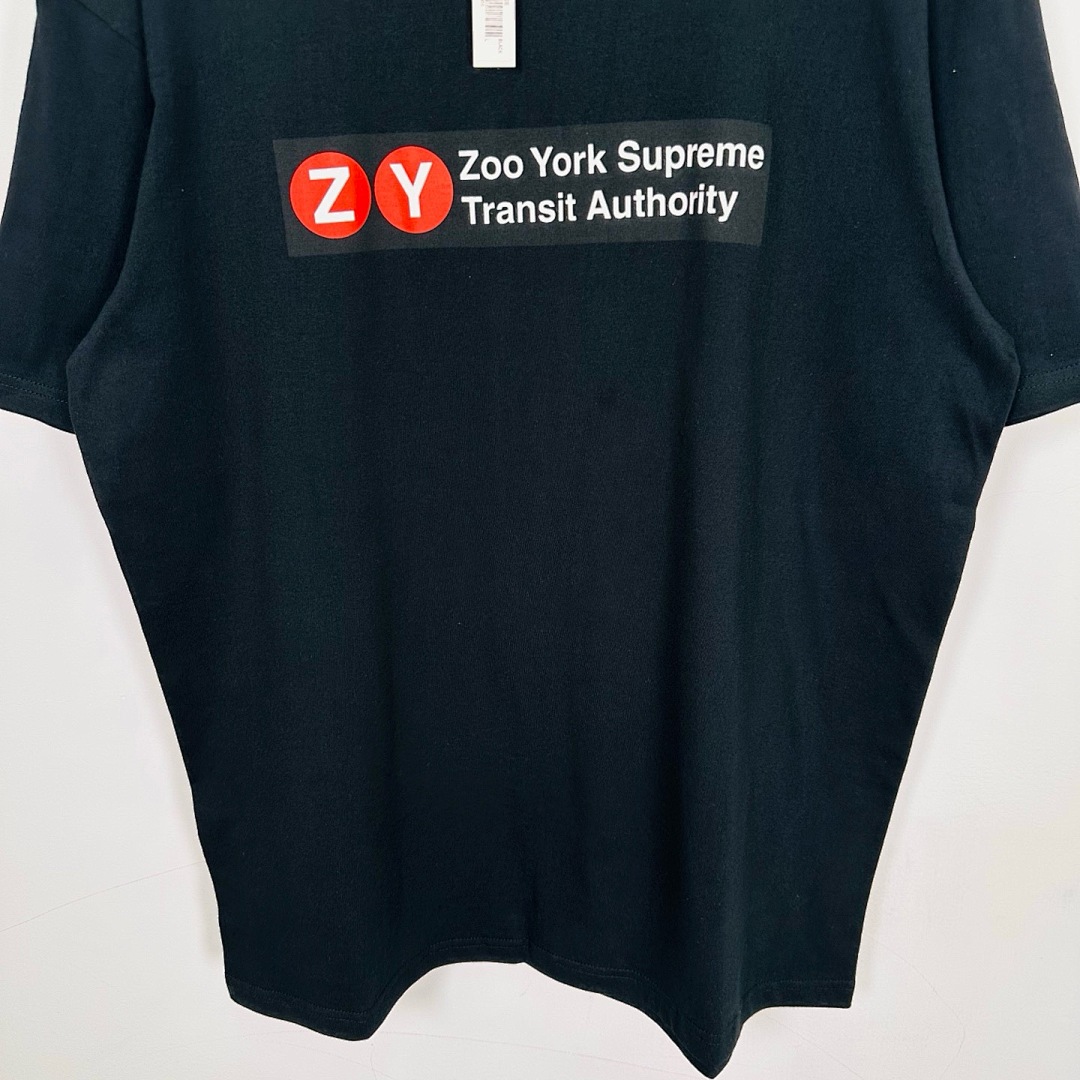 Off-White 128 ZOO YORK TRANSIT TEE T Short Sleeve Black Off White S-XL - Image 7