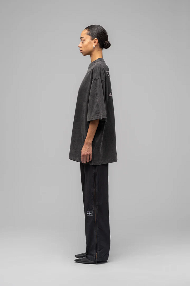 Unbranded 128 032C "X" LAYERED T-SHIRT Version Model Print Short Sleeve T Black S-XL 8030# - Image 24
