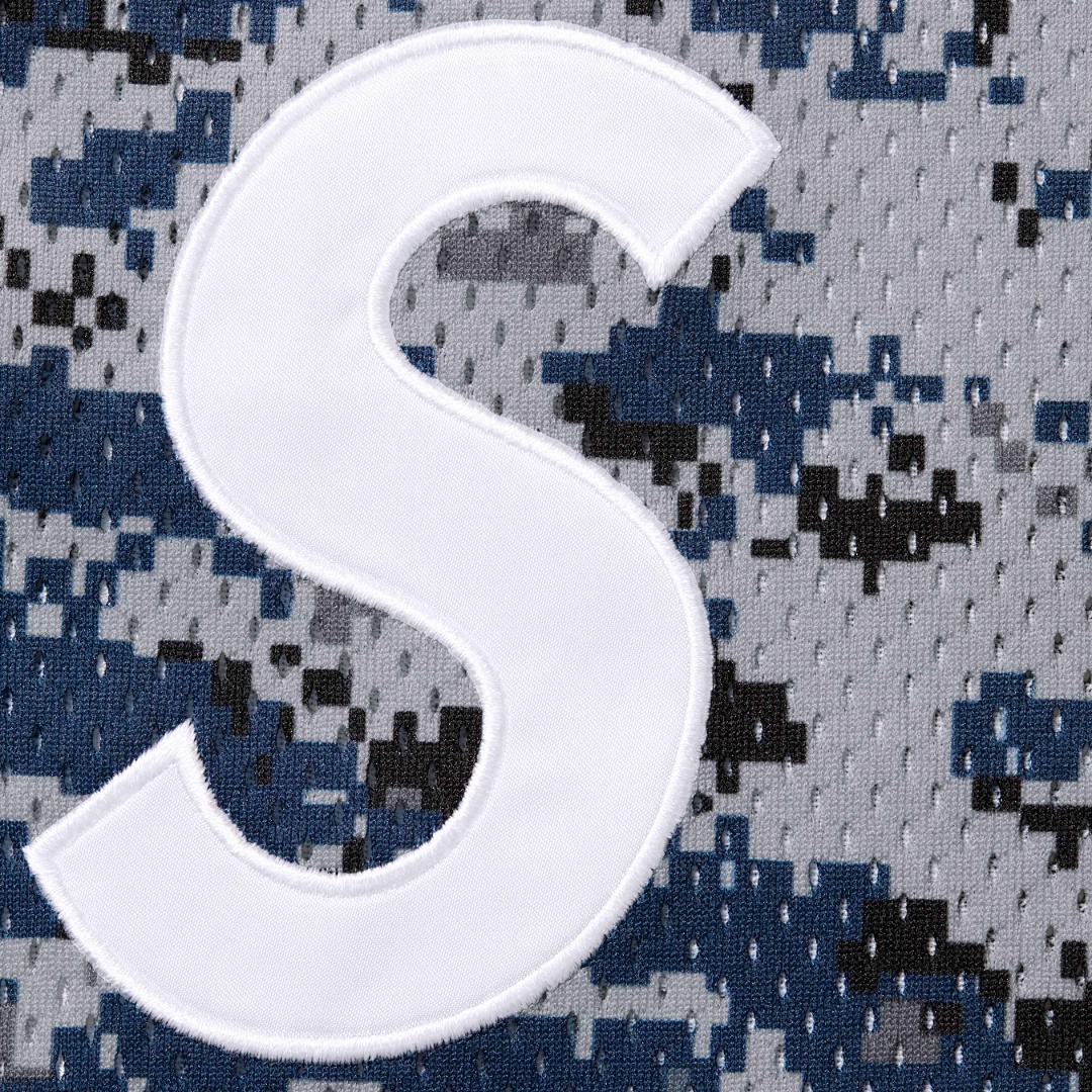 Bape 198 SS25 S LOGO BASEBALL HENLEY TEE Collar T (Black White Blue Pink Green Camo) - Image 12