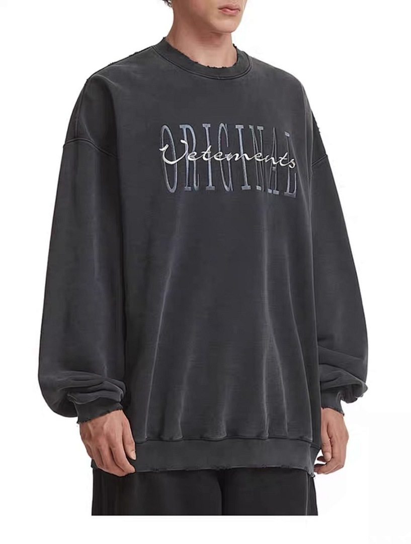 Unbranded 238 VETEMENTS VTM ORIGINAL Embroidered Collar Black Green XS S M L Diamond 8506 # - Image 21