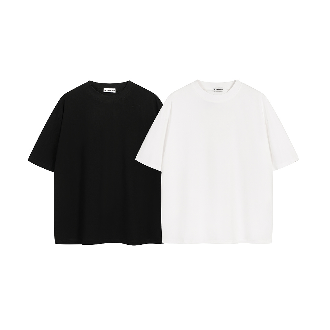 Unbranded 118 JIL Wind Leather Logo Short Sleeve T Black White S-L J9895#