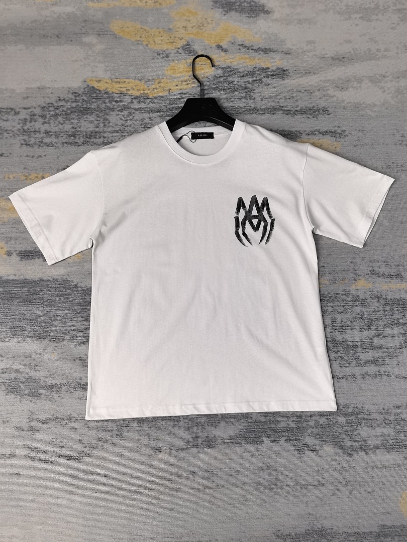 AMIRI 118 26Ss New Short Sleeve T Black White S M L XL 9927# - Image 34