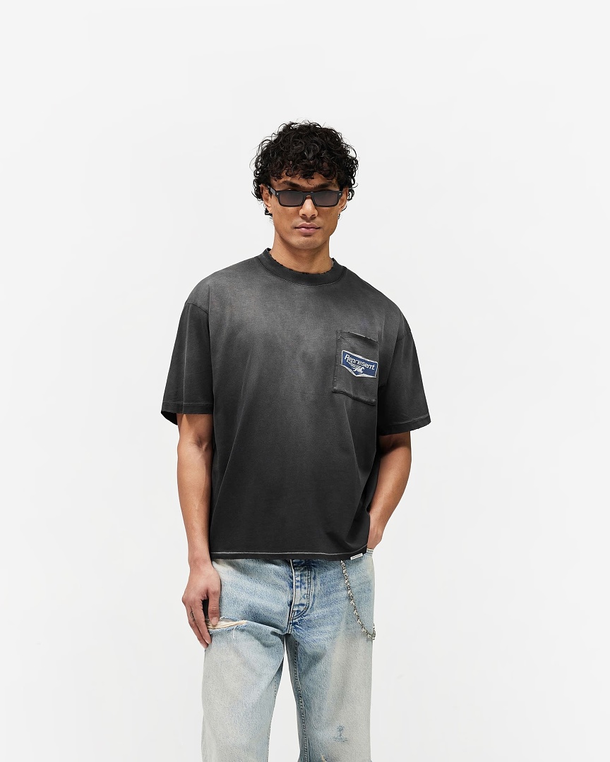 Off-White 148 REPRESENT High Mens Womens Wide Washed Short Sleeve : S M L XL Off (White) - Image 26