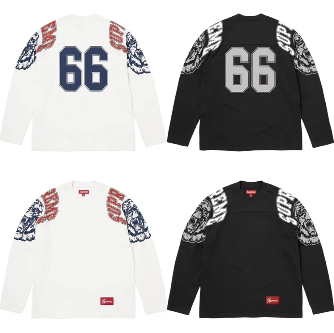 Supreme 228 25FW MASCOT FOOTBALL TOP Tiger 66 Long Sleeve T - Image 6