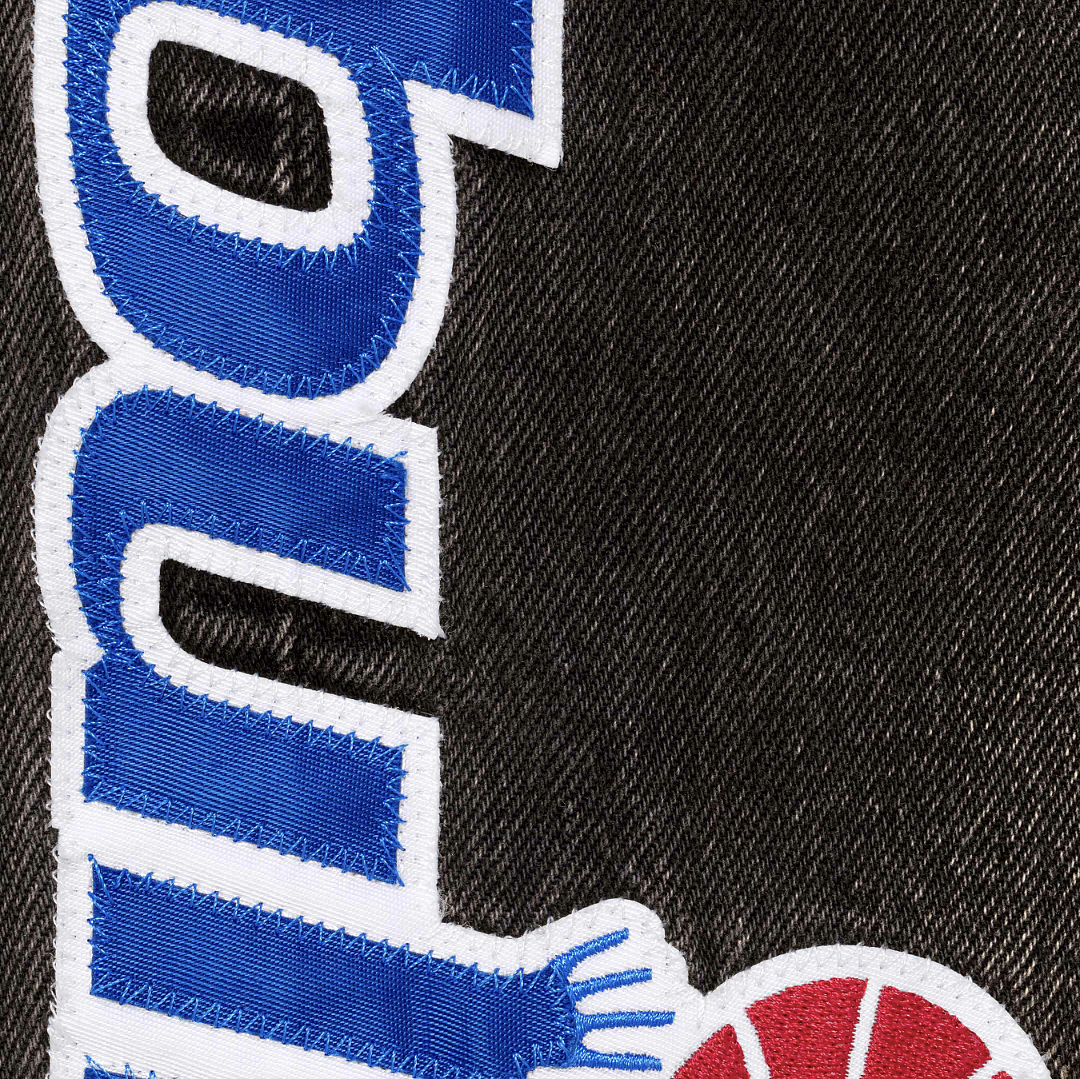 Supreme 358 Mitchell & Ness SS26 Bullets Baggy Denim Short - Image 23