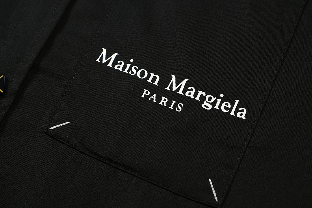 On Running 188 MM6 Maison Margiela LOGO Gum Strap Print Short Sleeve Black White 46 48 50 52 3261# - Image 7