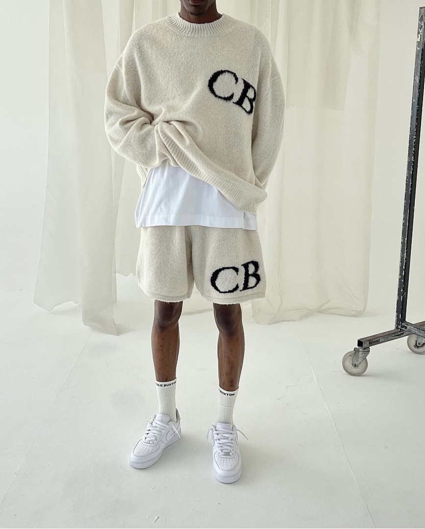 On Running 198 Cole Buxton Logo Floral Fleece Stitching Lace Short Black Off White Grey Blue Camel S-XL C7030# - Image 83