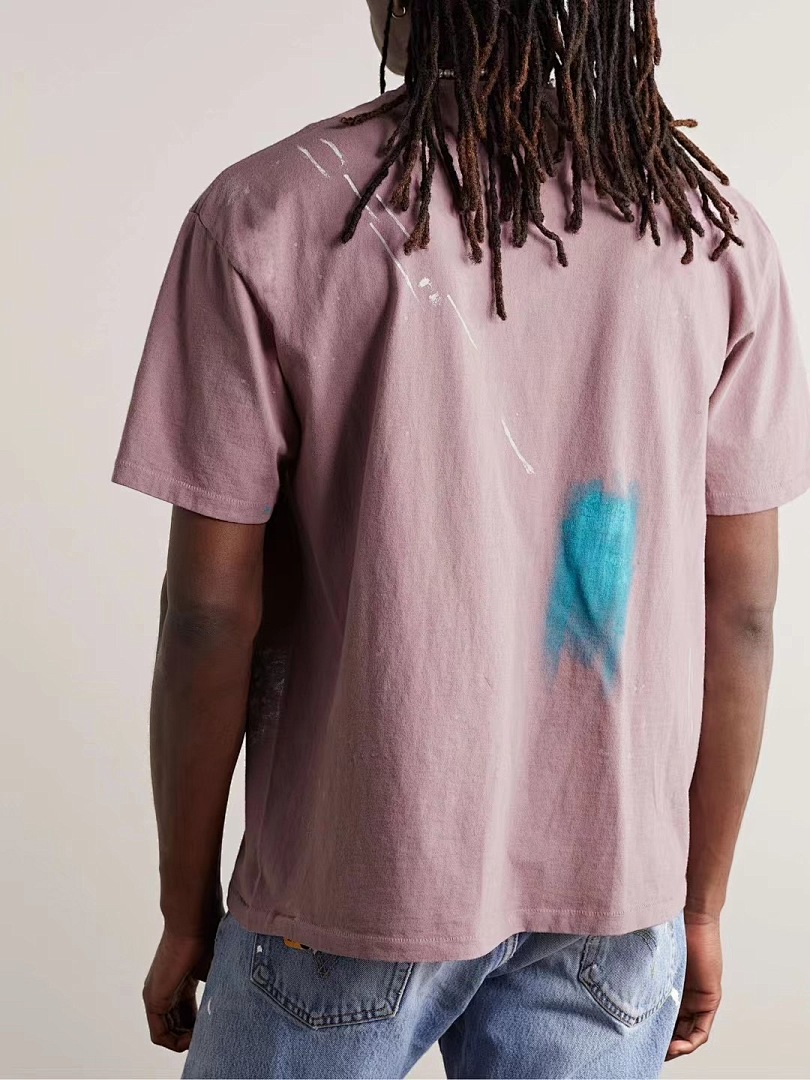 Gallery Dept 118 Gallery Dept. PSYCHOLOGY ED TEE Ink Logo Label Print Short Sleeve T : Pink S M L - Image 6