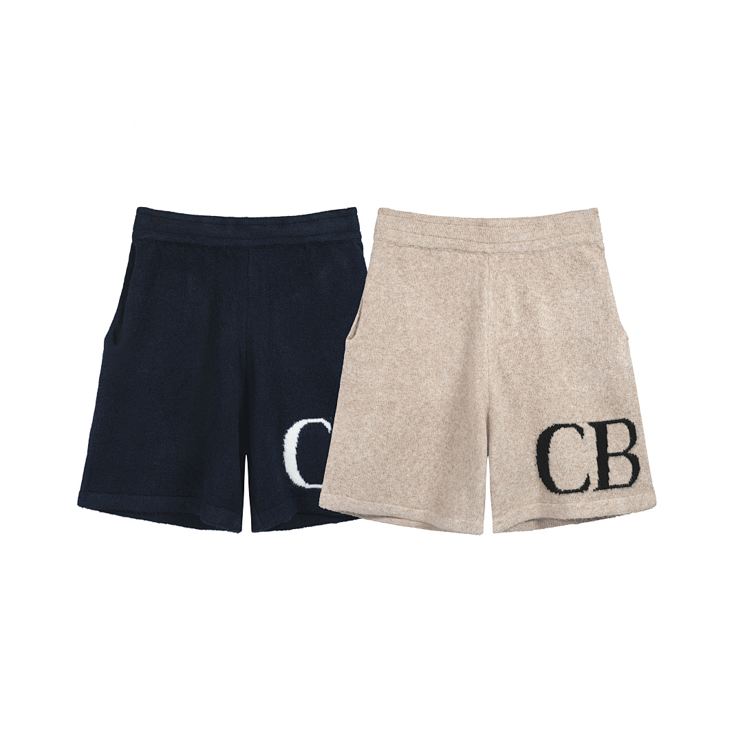 On Running 198 Cole Buxton Logo Floral Fleece Stitching Lace Short Black Off White Grey Blue Camel S-XL C7030# - Image 3