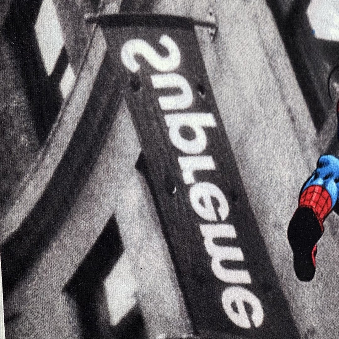 Sp5der 148 SS26 T SPIDER-MAN TEE Print Short Sleeve Black White S- XL - Image 18