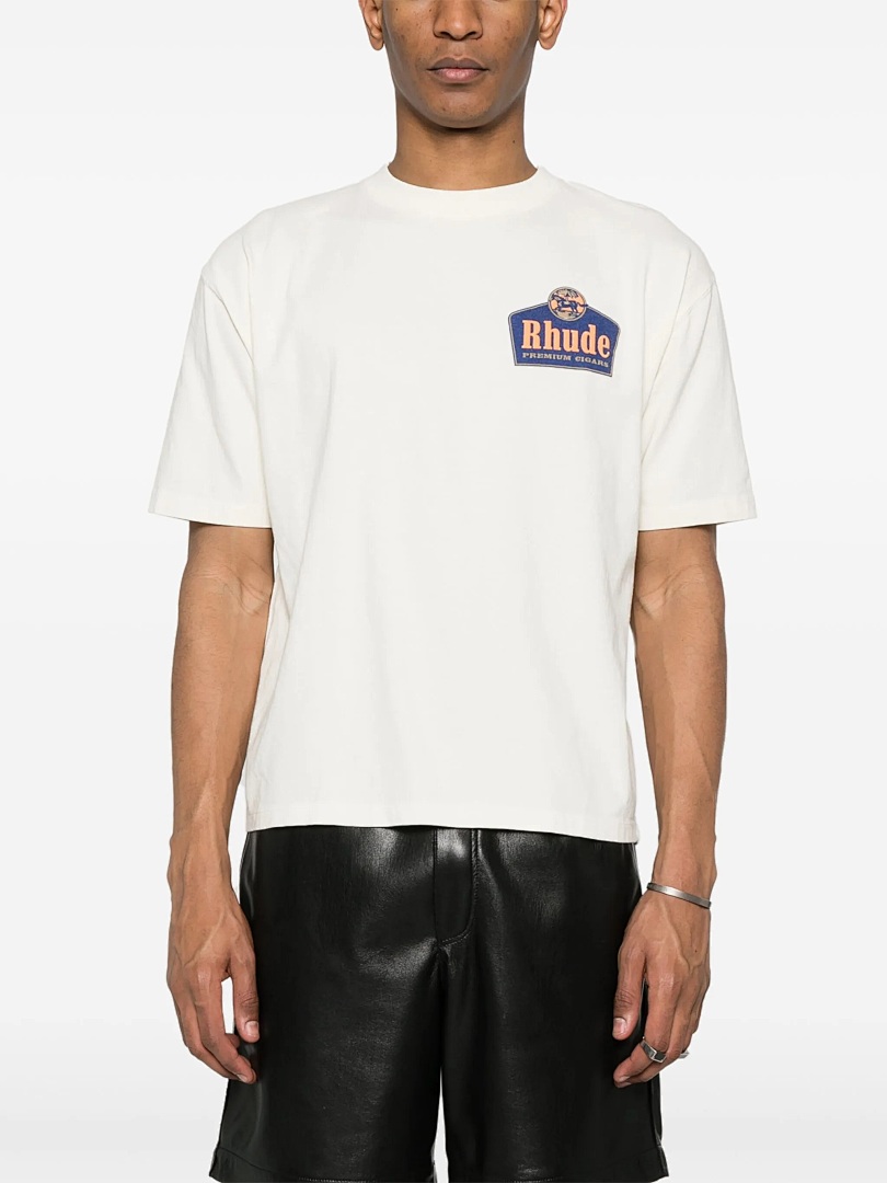 On Running ON SALE58 Rhud Grand Cru T-Shirt Brown Khaki Print Short Sleeve T : Black Apricot S M L - Image 8