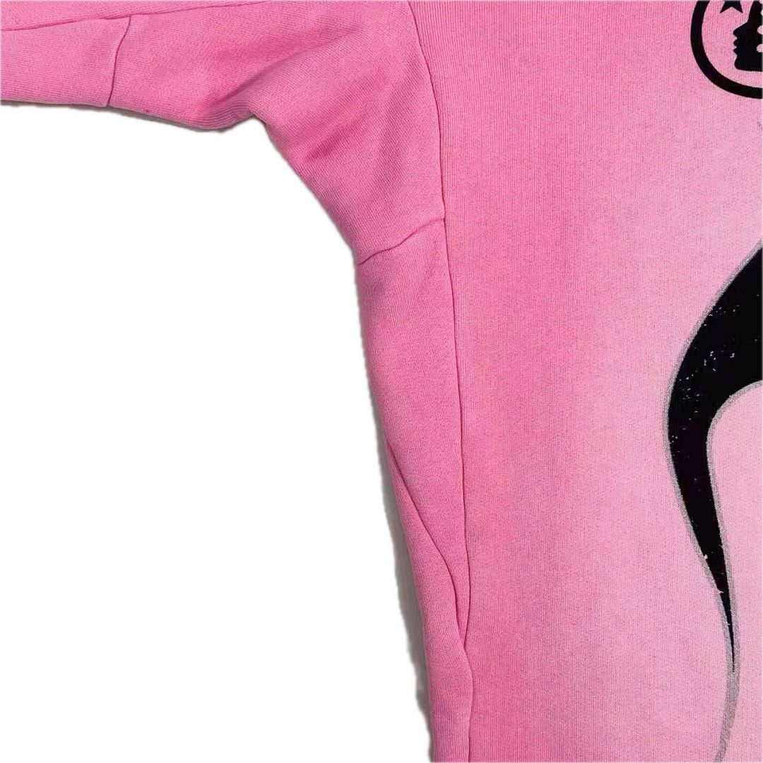 Hellstar 238 Hellstar Studios Brainwashed Hoodie With Brain Water Long Pink S-M-L-XL - Image 10