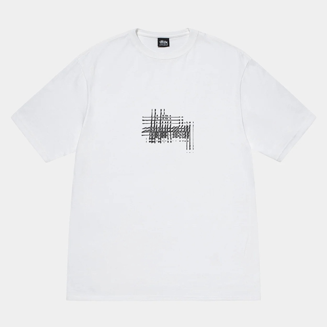 Stussy 98 STU 24SS REFRACTED TEE Shadow Logo Print Short Sleeve T : Black White Blue S M L XL Y2421# - Image 4