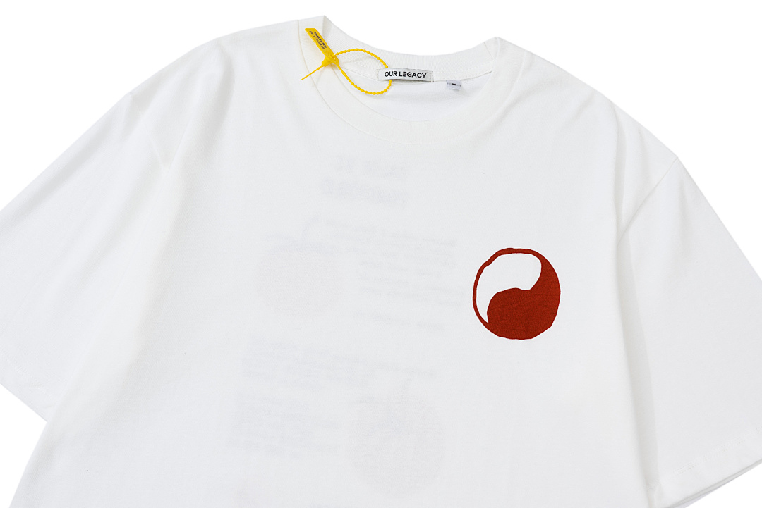 Unbranded 108 OUR LEGACY Work Shop Collab Spacedelicious Print Short Sleeve T White 46 48 50 52 3736# - Image 5