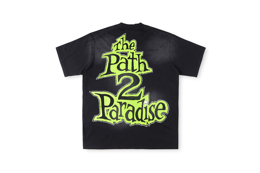Hellstar 168 Hellstar Studios The Path 2 Paradise Wind Print Short T Black S-XL - Image 3