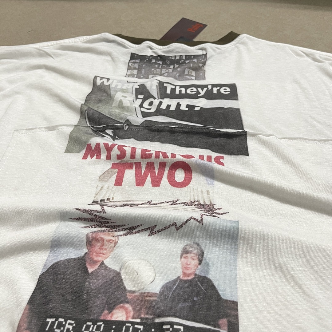 Off-White 148 Paly Hollywood Heavens Gate Ringer Long-Sleeve Tee FEZ Long Sleeve T : Off White S M L - Image 10