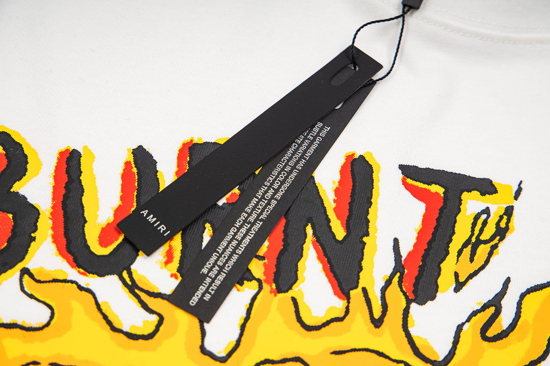 AMIRI 148 Wide Version Model Long Sleeve T Black White S M L XL 604# - Image 28