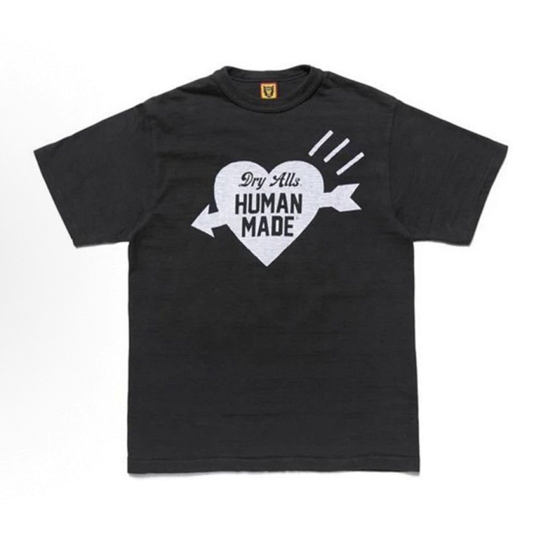 Human Made 118 HUMAN MADE Logo Print Cotton Short Sleeve T : Black White S M L