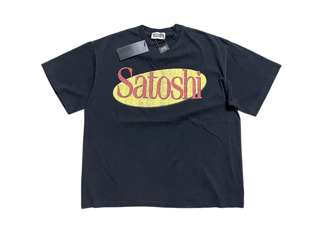 Unbranded 128 Satoshi NAKAMOTO Gum T : Washed Black S M L - Image 3