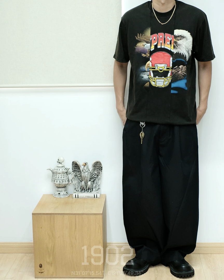 Supreme 258 X MM6 SPLIT GRAPHIC TOP Classic T - Image 37