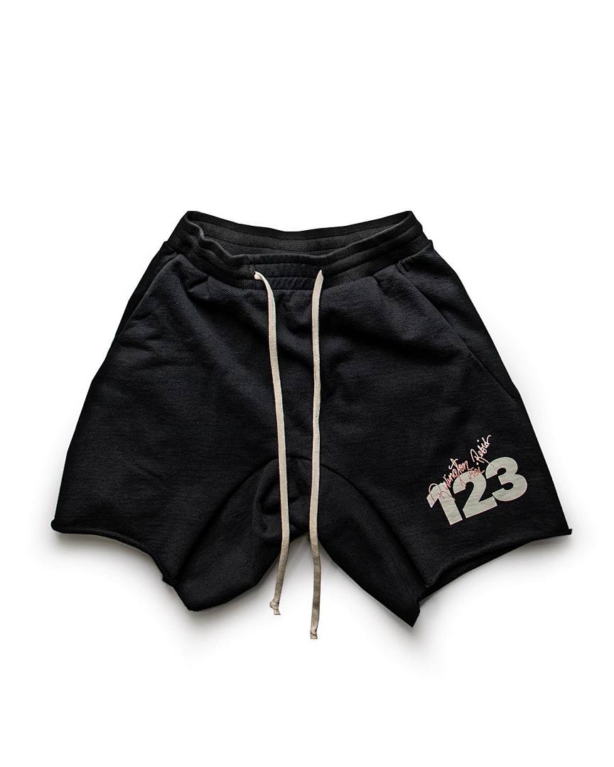 Unbranded 168 RRR123 LOGO Print Short Black 1 2 3 7217# - Image 12
