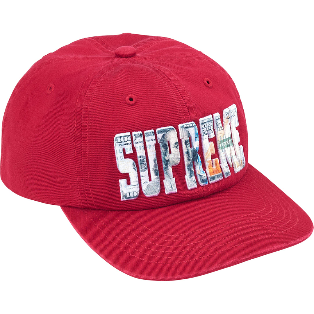Supreme 128 EMBROIDERED MONEY (Black Pink Blue Red Light) - Image 3