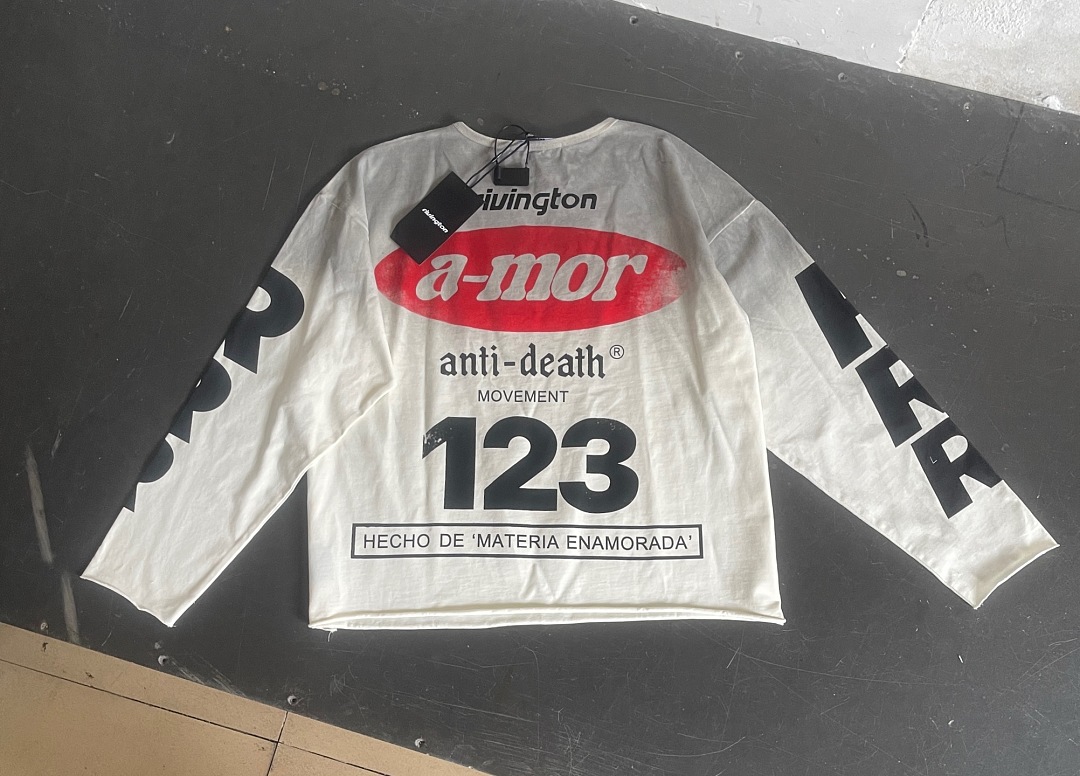 Off-White 148 RIVINGTON Roi Rebis Amor Enemy LS Gradient Long Sleeve T : Off White S M L - Image 5