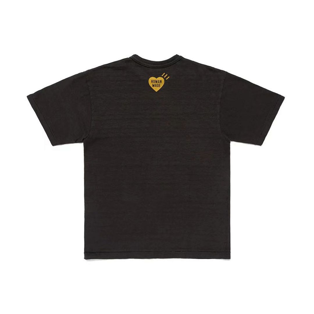 Human Made 118 HUMAN MADE 25SS Water LOGO Print Collar Short Sleeve T : Black White S M L - Image 3
