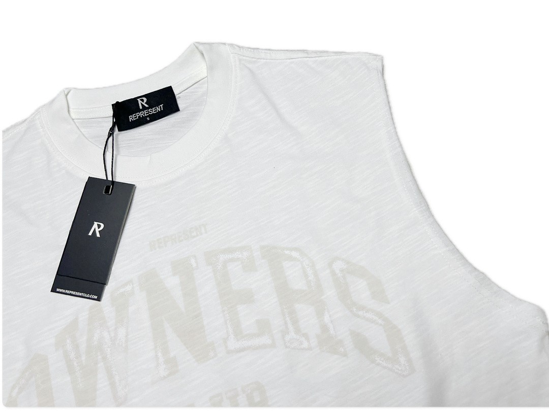 Off-White 118 REPRESENT New High Mens Womens Wide : S M L XL Off (White) - Image 4