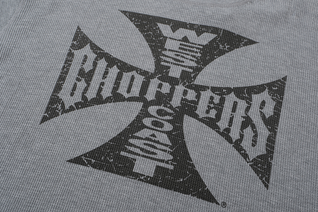 Unbranded 138 Vintage West Coast Choppers Logo Long Sleeve T Grey S-XL W2000# - Image 6