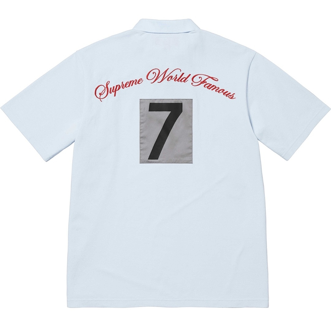 Ralph Lauren 198 SS25 CURSIVE POLO 7 No Embroidered Short Sleeve Black Light Blue S-XL - Image 19