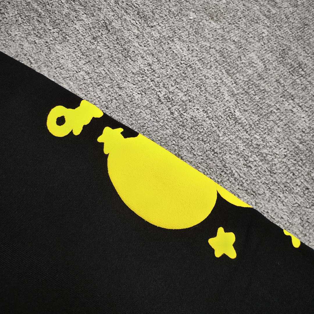 Sp5der FW24-1- Black Yellow Mens Womens Top : S-XXL - Image 10