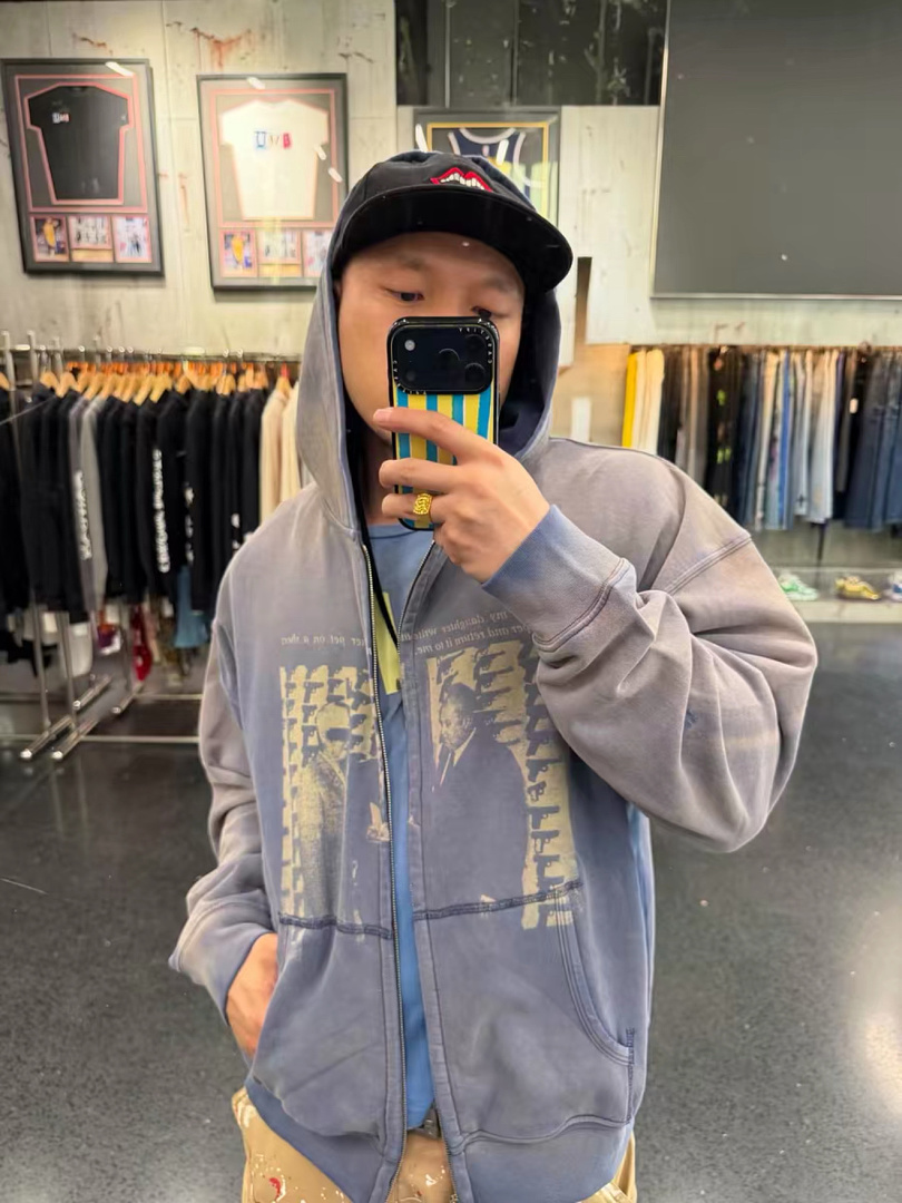 Enfants Riches Deprimes 258 Enfants Riches Deprimes Leave My Daughter Write Zip Up Hoodie Sleeve : S-XL - Image 15
