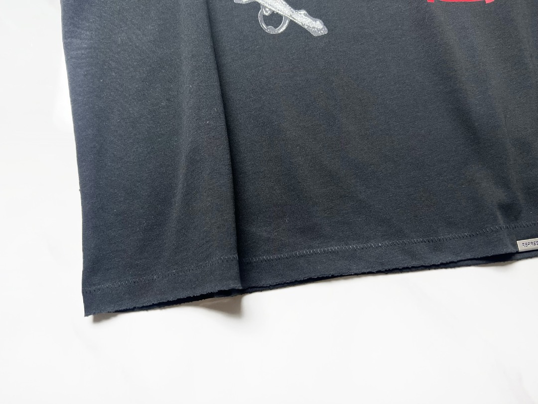 Represent 138 REPRESENT New High Mens Womens Top Wide Short Sleeve : S M L XL Cream Apricot - Image 29
