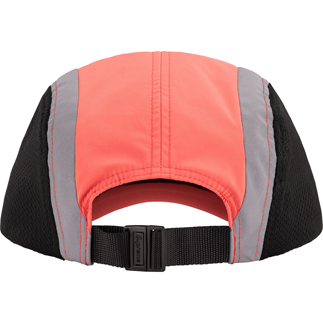 Supreme 138 25SS SIDE MESH CAMP CAP Canvas Light Black Apricot (Red) - Image 12