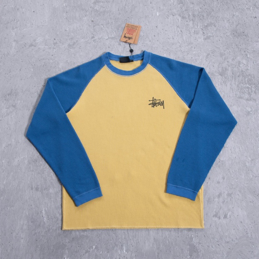 Stussy 198 STU Long Sleeve 2014 : Black Apricot White Sand Desert Camo Red Blue Yellow S-XL - Image 3