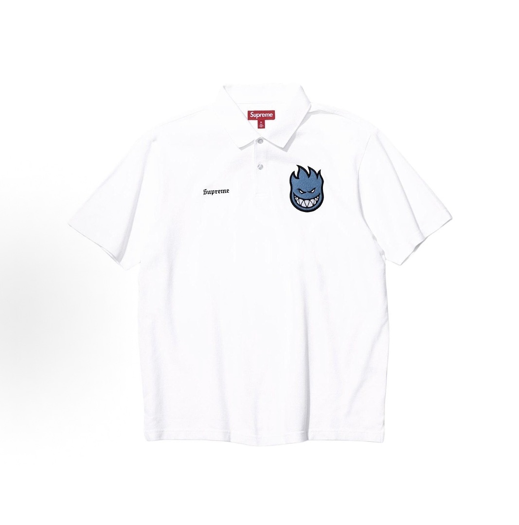 Ralph Lauren 258 SS26 Polo Small Fire Embroidered Canvas Short Sleeve : Black White S-XL - Image 6