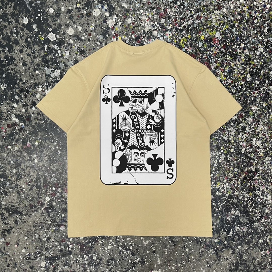 Stussy 108 Stussy Print Short Sleeve T : Black White Green Grey Apricot S Ｍ L XL - Image 4