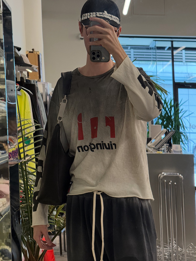 Off-White 148 RIVINGTON Roi Rebis Amor Enemy LS Gradient Long Sleeve T : Off White S M L - Image 17