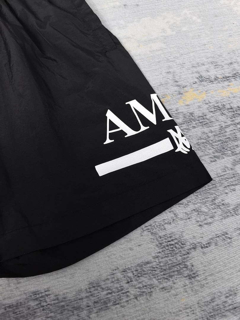 AMIRI 148 Logo Print Short Black S M L XL 9922# - Image 33