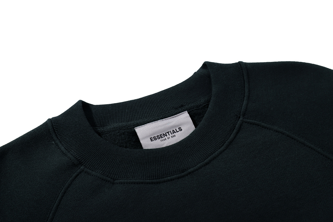 Essentials 98 FEAR OF GOD ESSENTIALS FOG Sleeve LOGO Collar White Blue Light Black Apricot High Grey Camel S-XL 6675# - Image 49