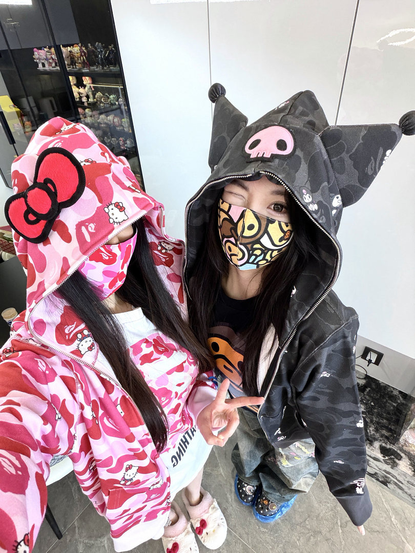 Bape 438 Collab Triple : Black Pink S-XL - Image 39