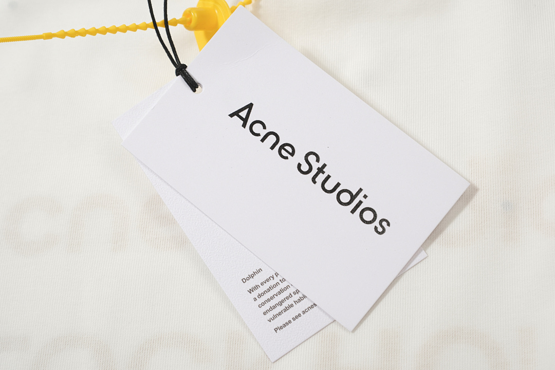 Acne Studios 148 AC LOGO Diamond Print Long Sleeve T White S-XL 3292# - Image 15
